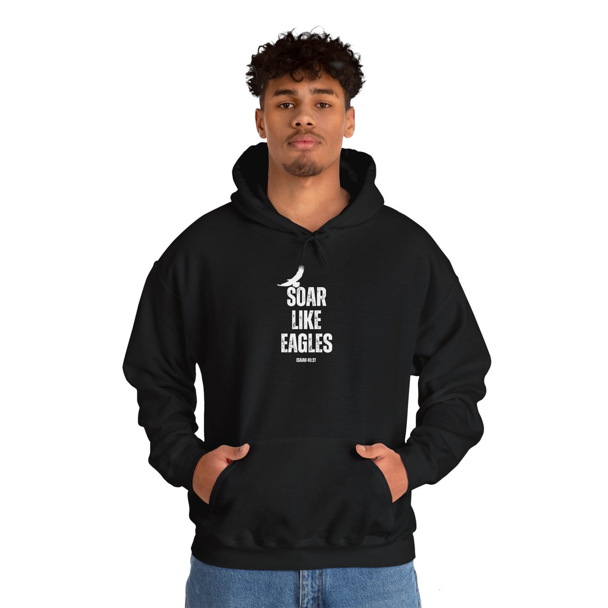 "Soar Like Eagles" Unisex Heavy Blend™ Hooded Sweatshirt