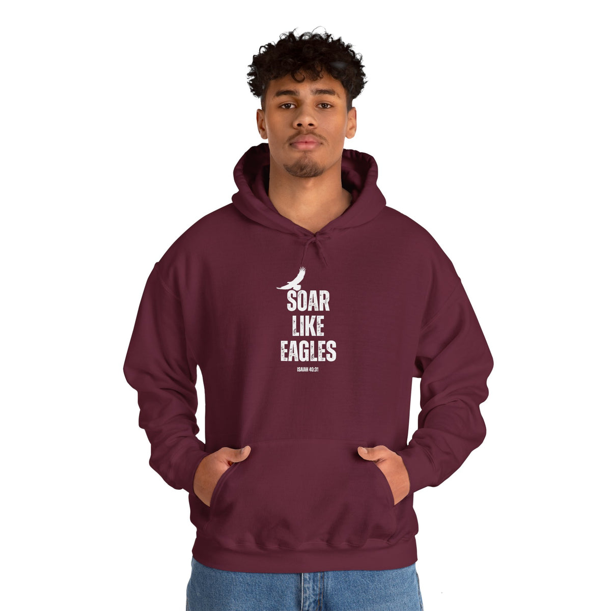 Soar Like Eagles Unisex Heavy Blend™ Hooded Sweatshirt