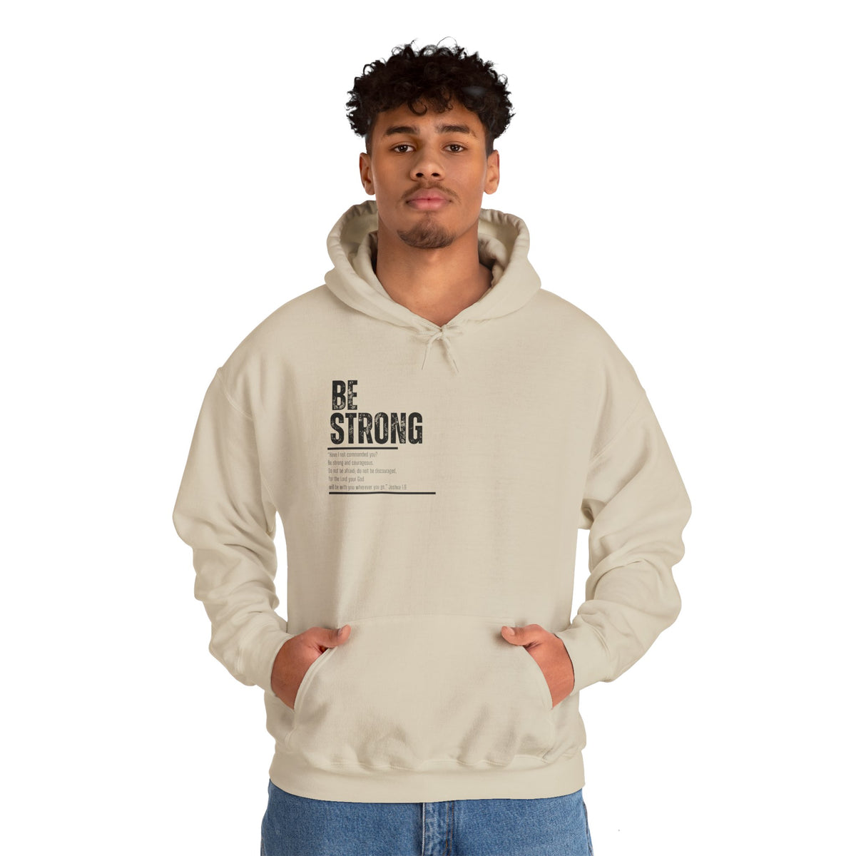 "Be Strong" Unisex Heavy Blend™ Hooded Sweatshirt