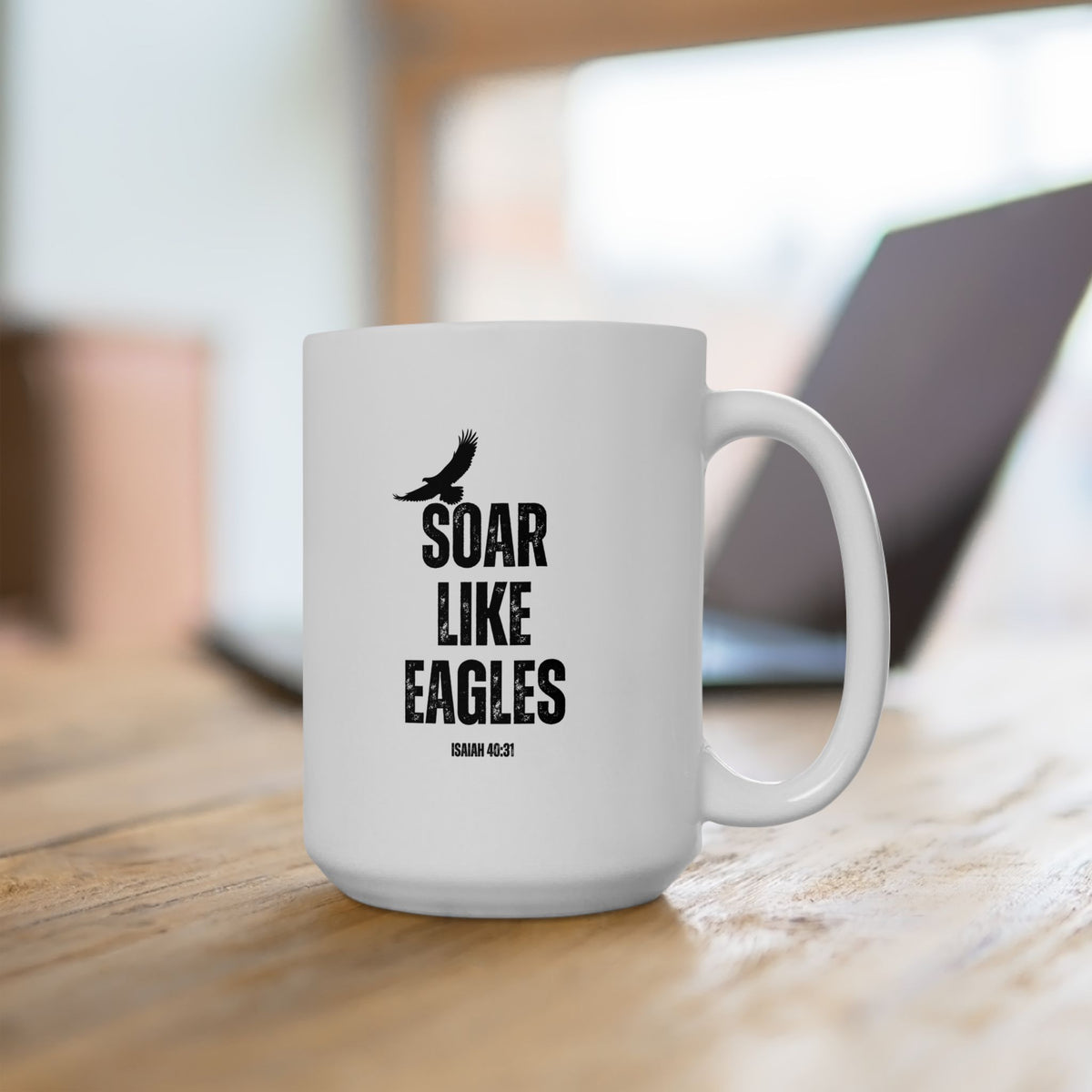 "Soar Like Eagles" Ceramic Mug, (11oz, 15oz)