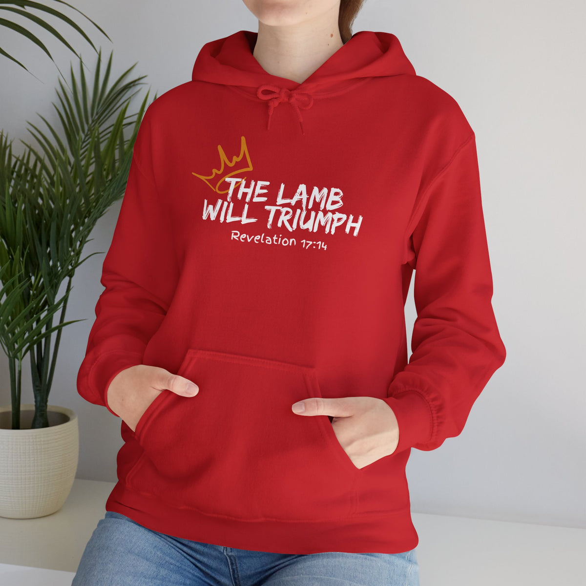 The Lamb Will Triumph Unisex Heavy Blend™ Hooded Sweatshirt