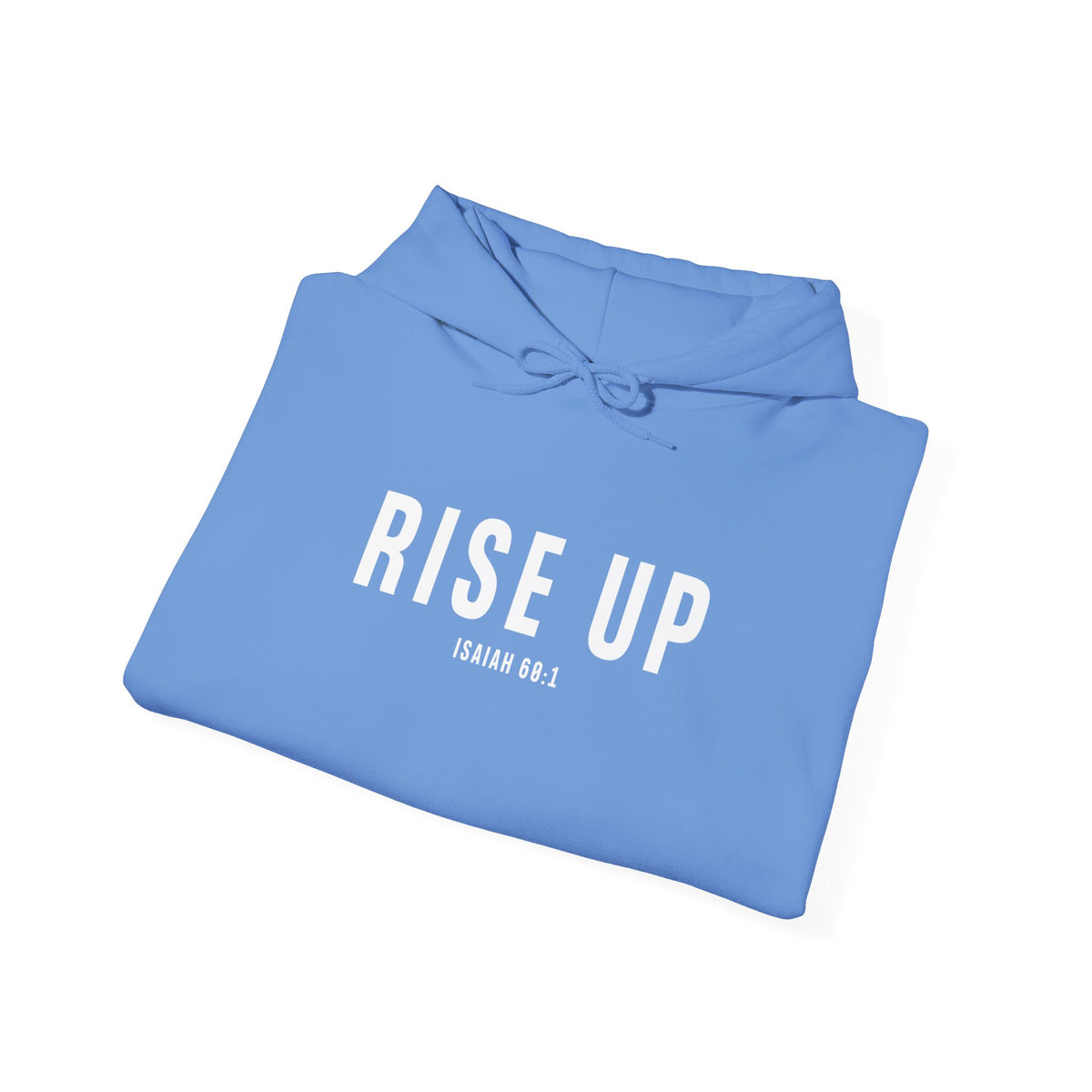 Rise Up Christian Hoodie – Isaiah 60:1 Faith Comfort Wear