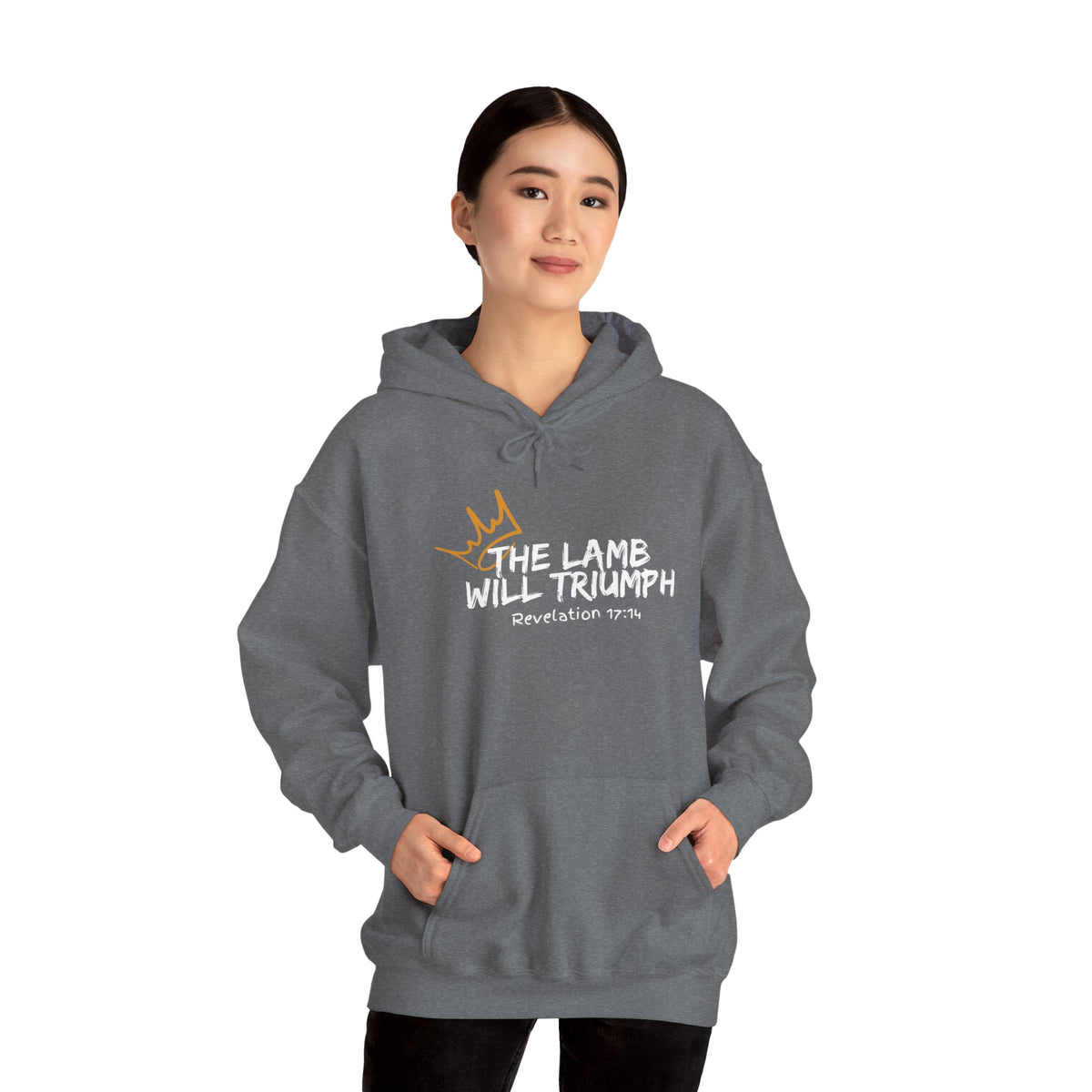 The Lamb Will Triumph Ver.2- Unisex Heavy Blend™ Hooded Sweatshirt