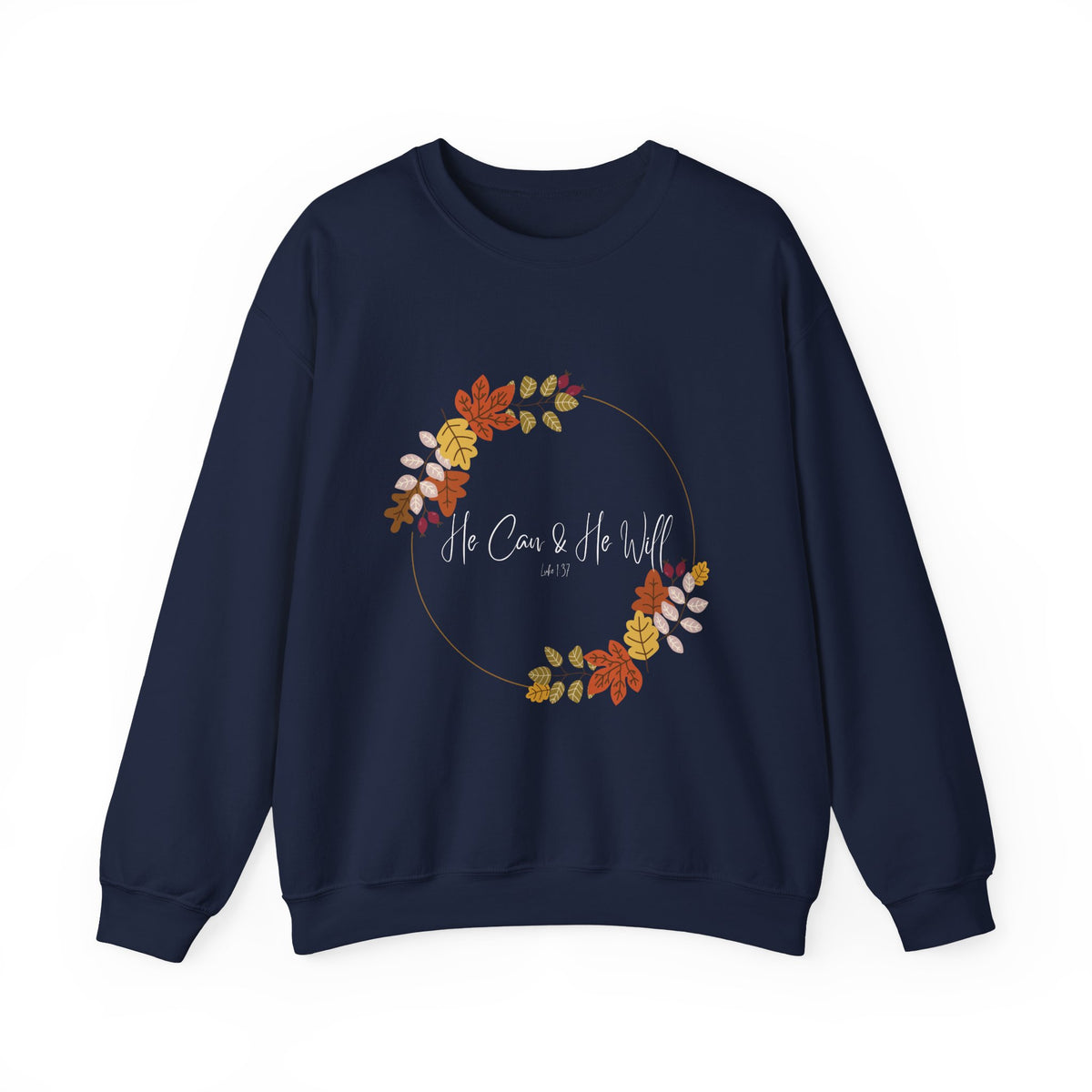He Can & He Will | Ladies' Heavy Blend™ Crewneck Sweatshirt