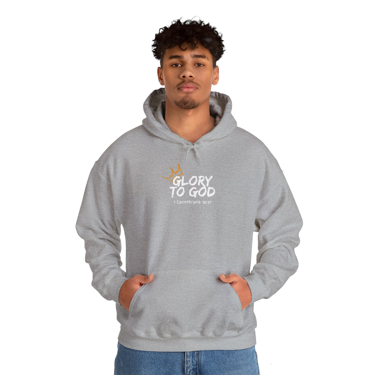 Glory To God Unisex Heavy Blend™ Hooded Sweatshirt