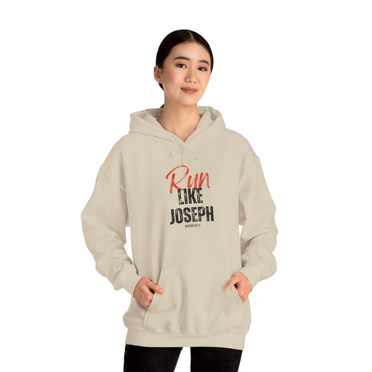 "Run Like Joseph" Unisex Heavy Blend™ Hooded Sweatshirt