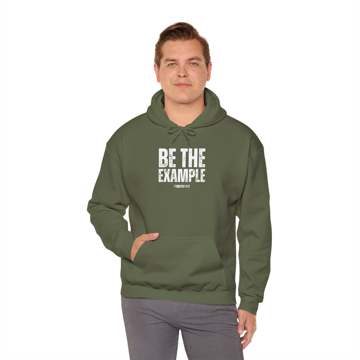 "Be The Example" Unisex Heavy Blend™ Hooded Sweatshirt