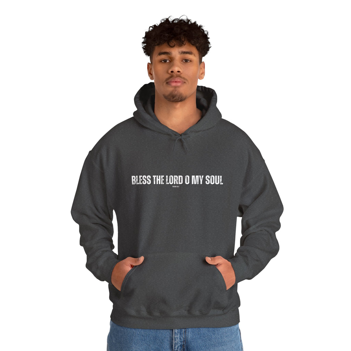 Bless The Lord O My Soul | Men's Heavy Blend™ Hooded Sweatshirt