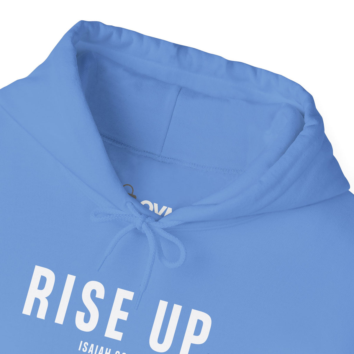 Rise Up Christian Hoodie – Isaiah 60:1 Faith Comfort Wear