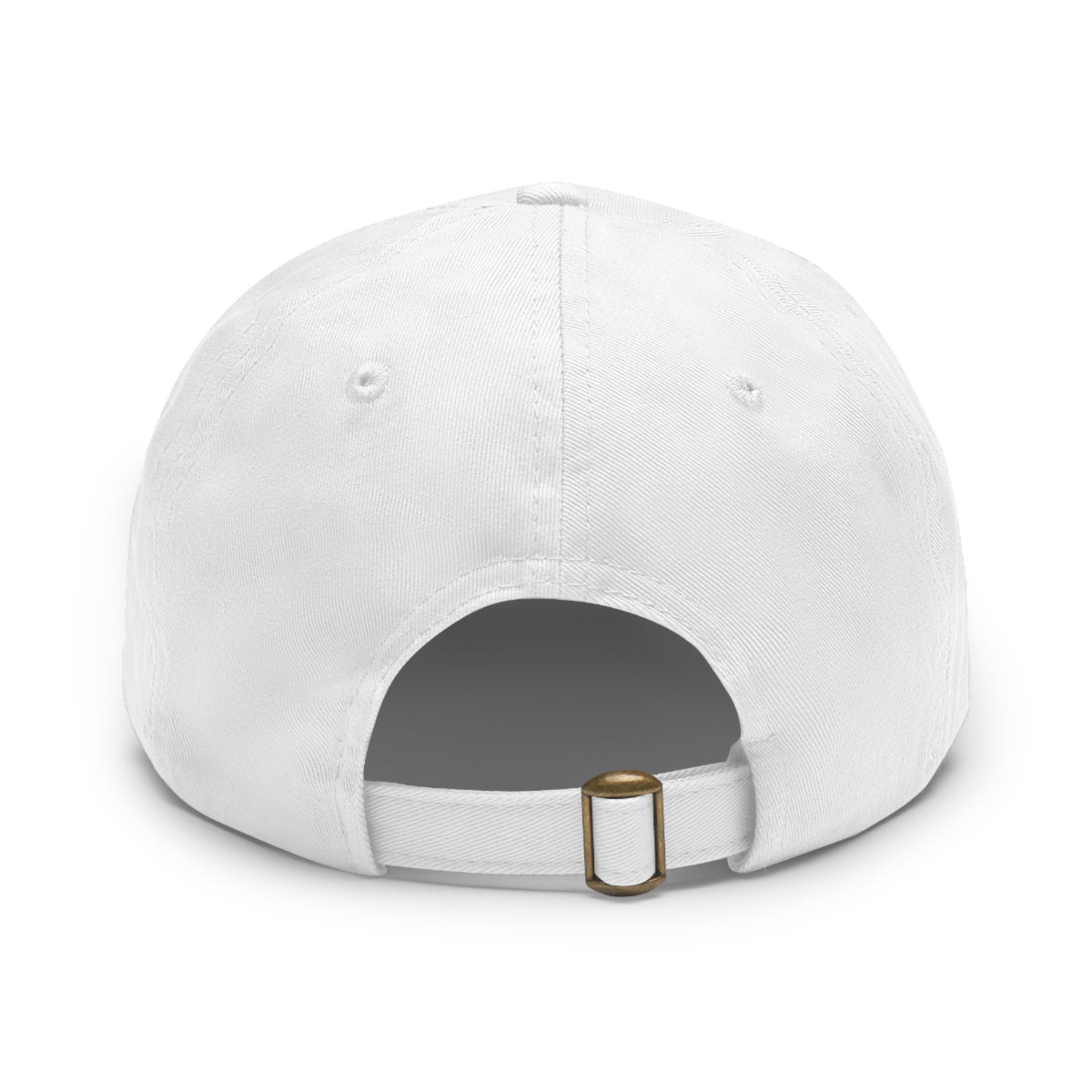 No Fear- Dad Hat with Leather Patch (Rectangle)