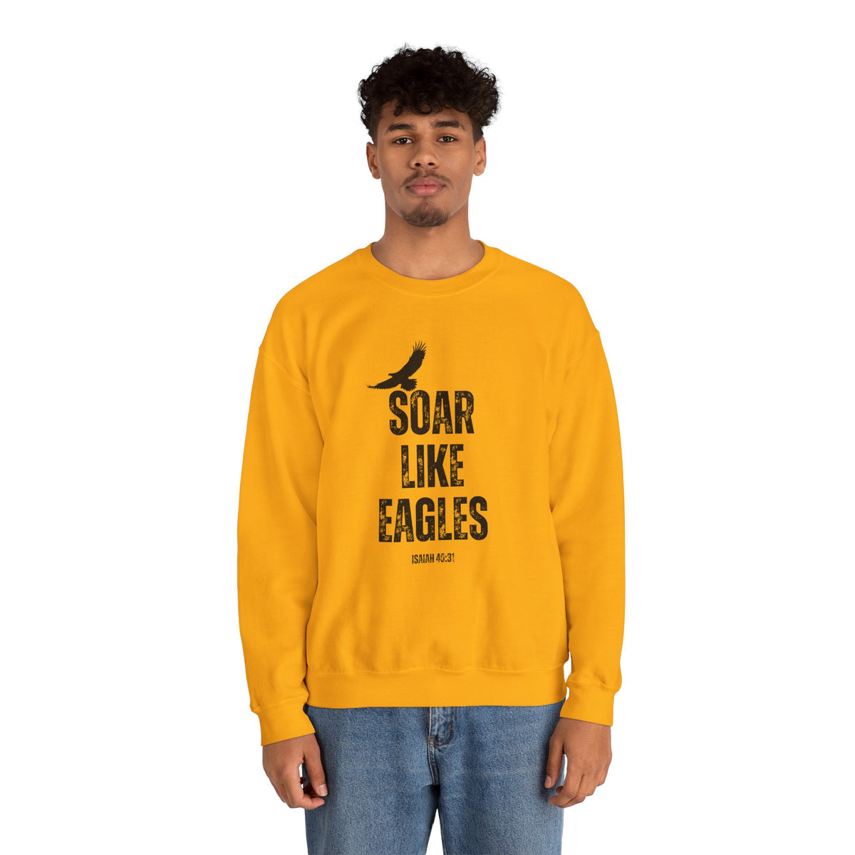 Soar Like Eagles- Unisex Heavy Blend™ Crewneck Sweatshirt