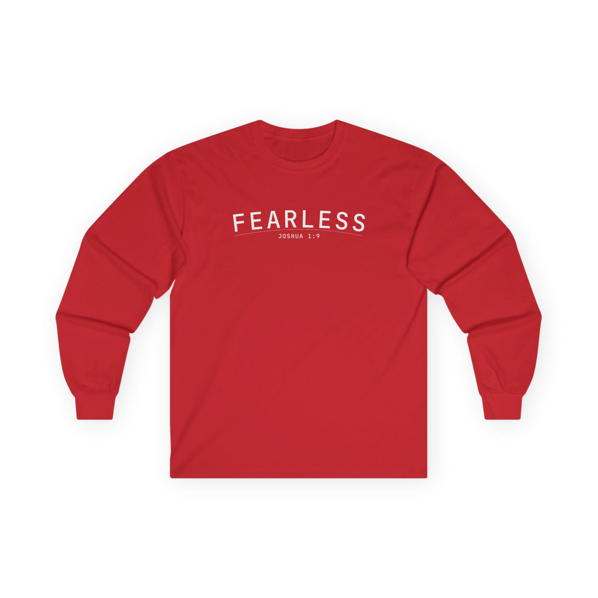 Fearless Christian Long Sleeve T-Shirt – Joshua 1:9 Faith in Every Season