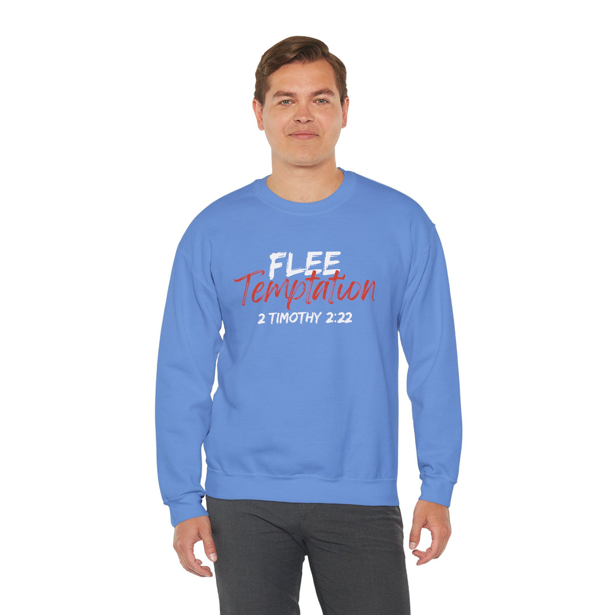 Flee Temptation- Unisex Heavy Blend™ Crewneck Sweatshirt