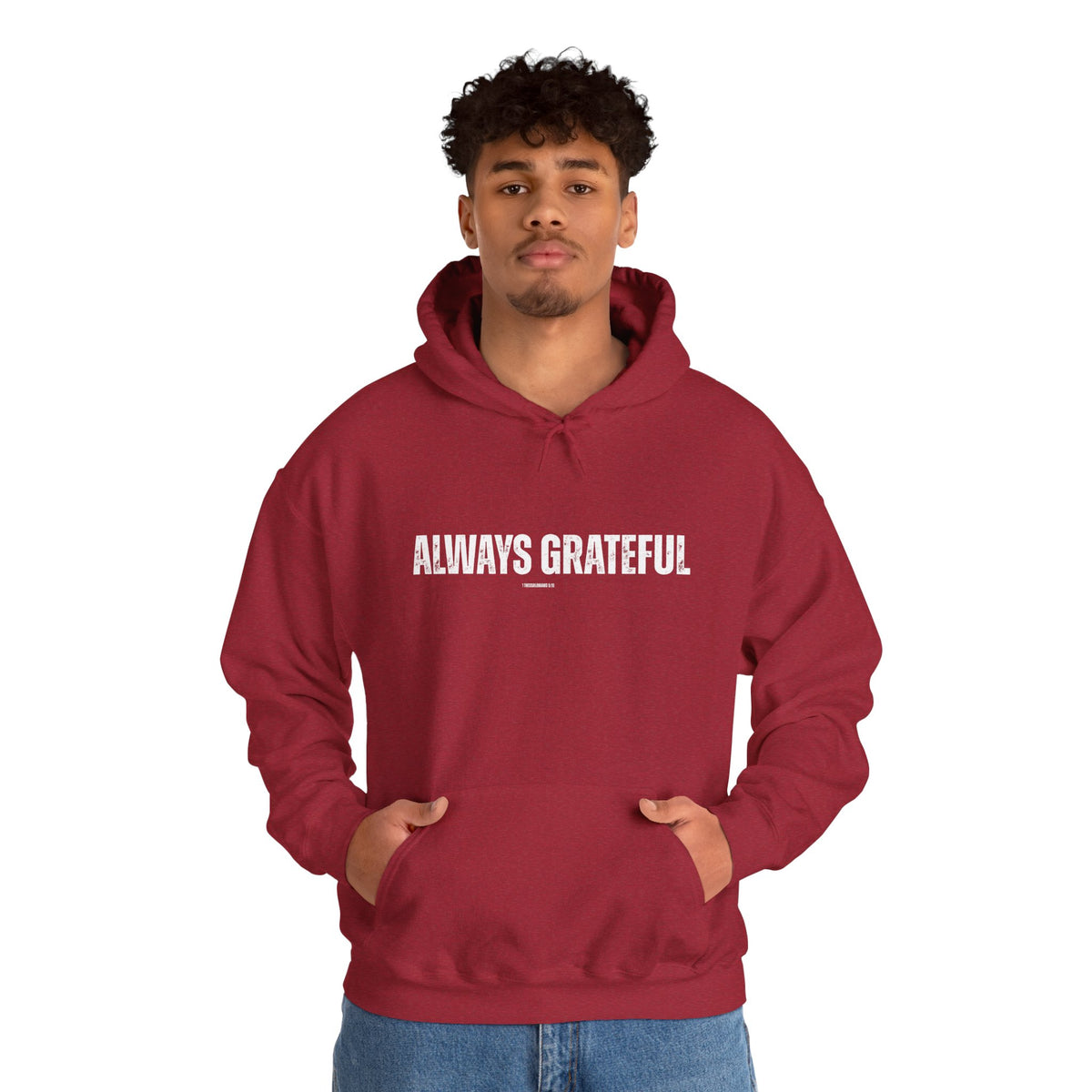 Always Grateful | Men's Heavy Blend™ Hooded Sweatshirt