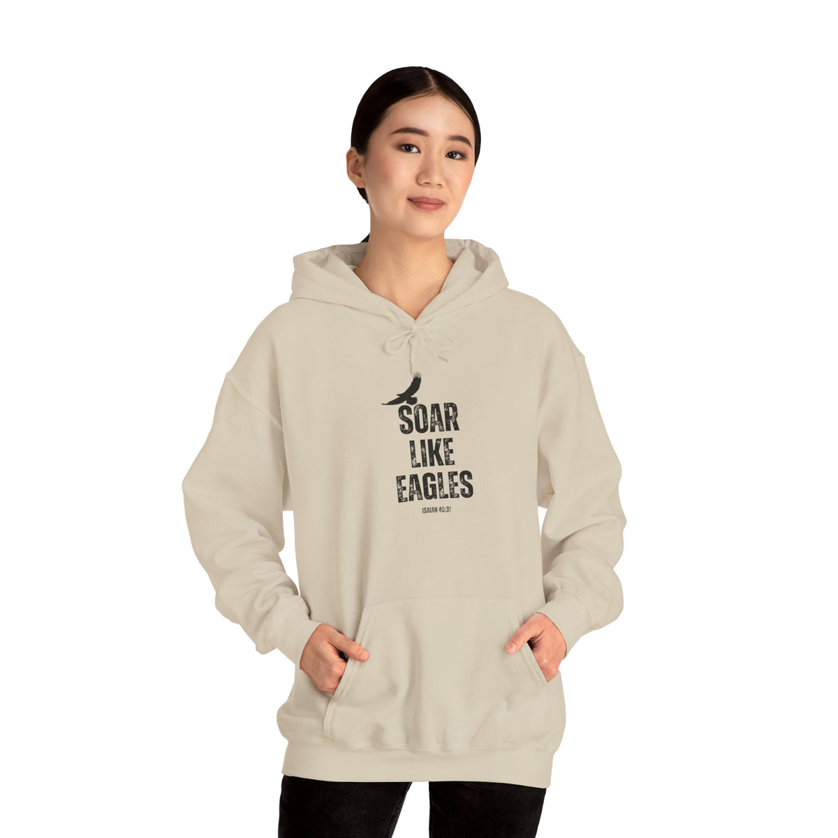 "Soar Like Eagles" Unisex Heavy Blend™ Hooded Sweatshirt