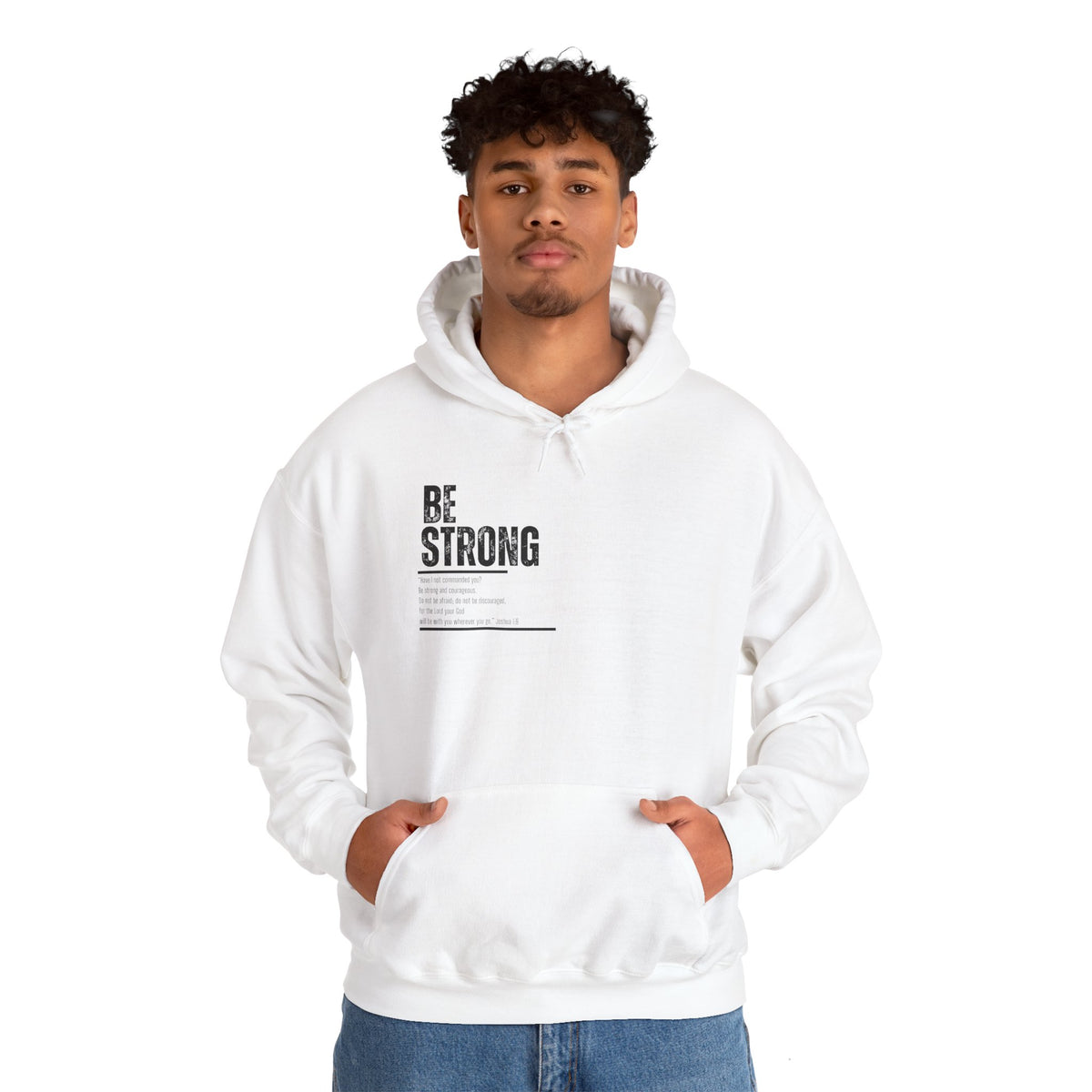 Be Strong- Unisex Heavy Blend™ Hooded Sweatshirt