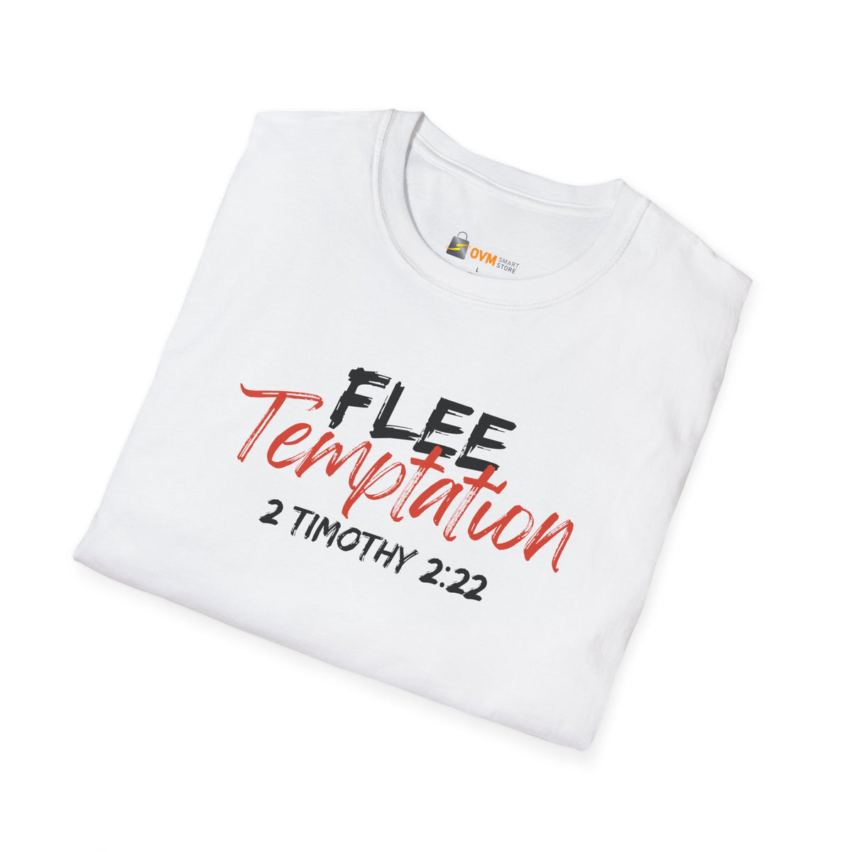 Flee Temptation Unisex Softstyle T-Shirt