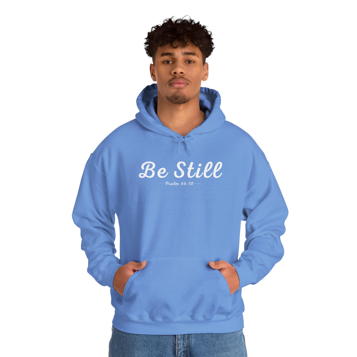 Be Still Christian Hoodie – Psalm 46:10 Faith Comfort Wear