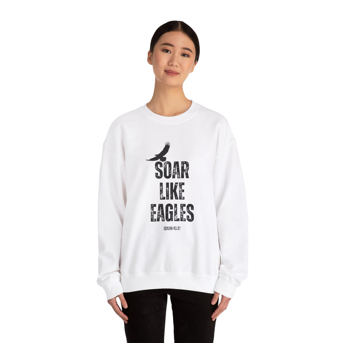 Soar Like Eagles- Unisex Heavy Blend™ Crewneck Sweatshirt