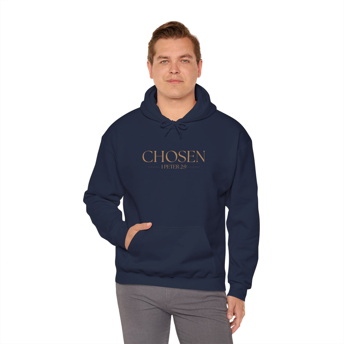 Chosen Christian Hoodie – 1 Peter 2:9 Faith Comfort Wear - Unisex Heavy Blend™ Hooded Sweatshirt