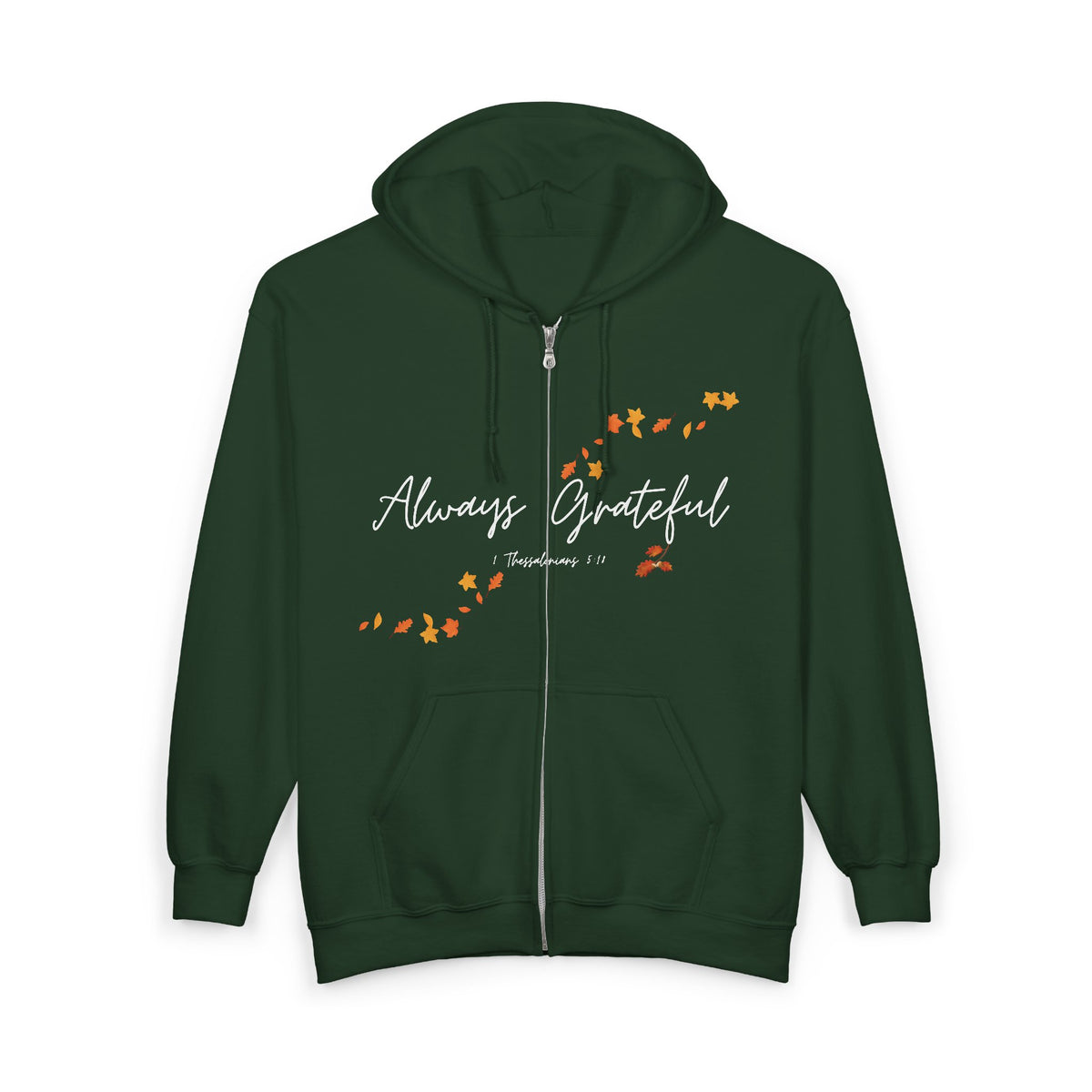 Always Grateful | Ladies' Heavy Blend™ Full Zip Hooded Sweatshirt