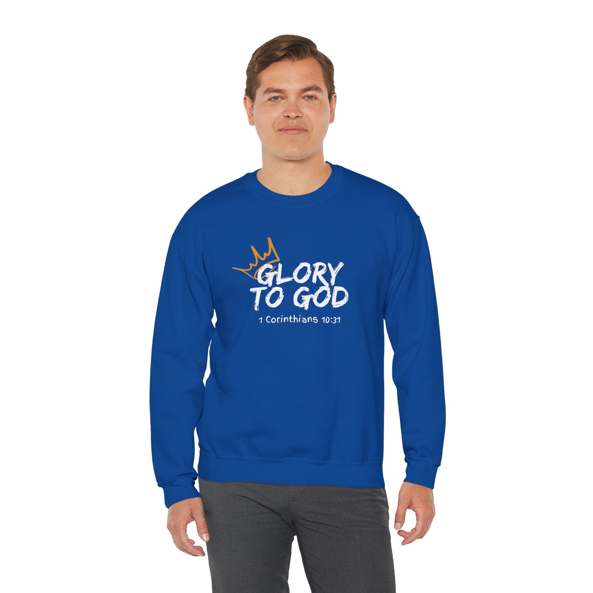 Glory To God- Unisex Heavy Blend™ Crewneck Sweatshirt