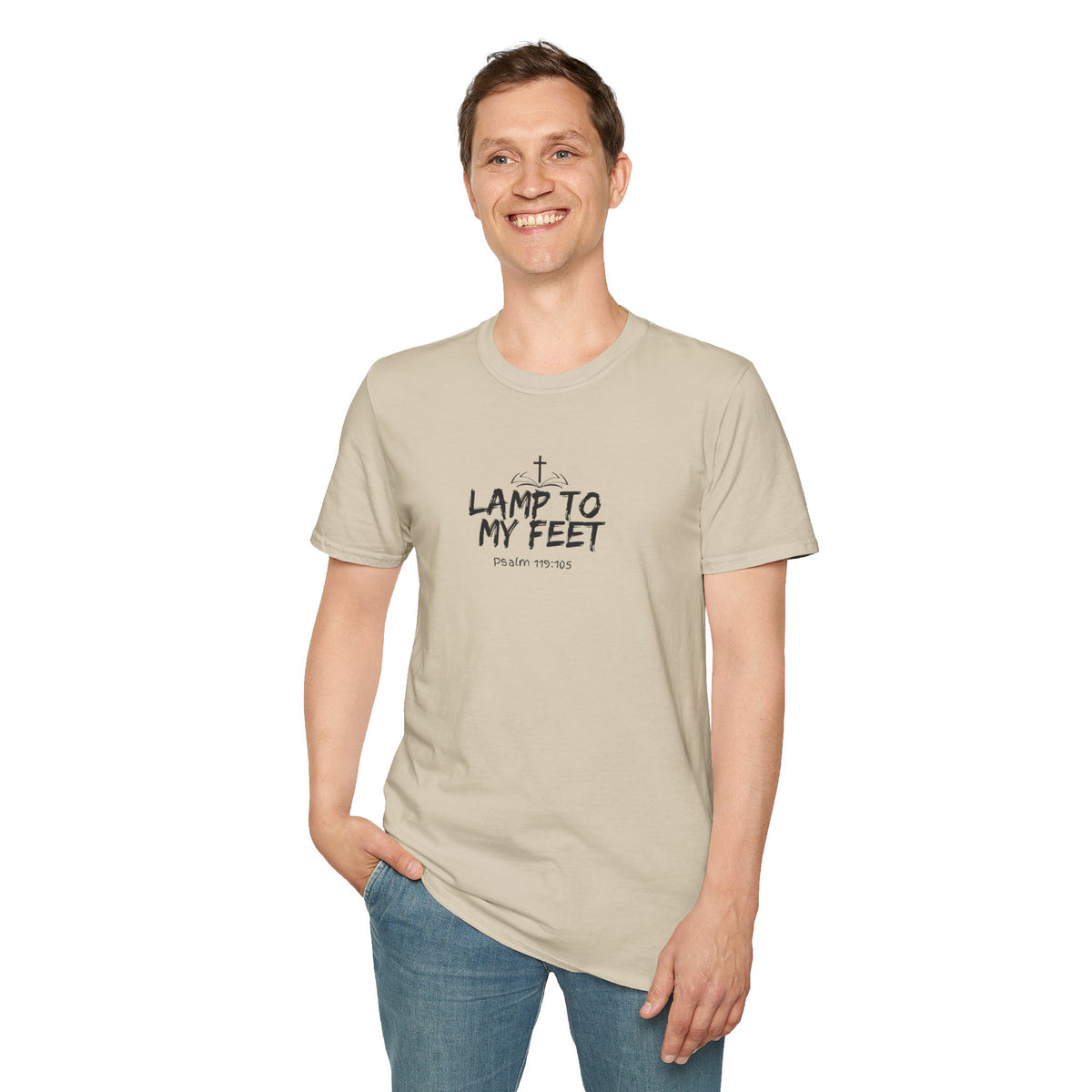 "Lamp To My Feet" Unisex Softstyle T-Shirt