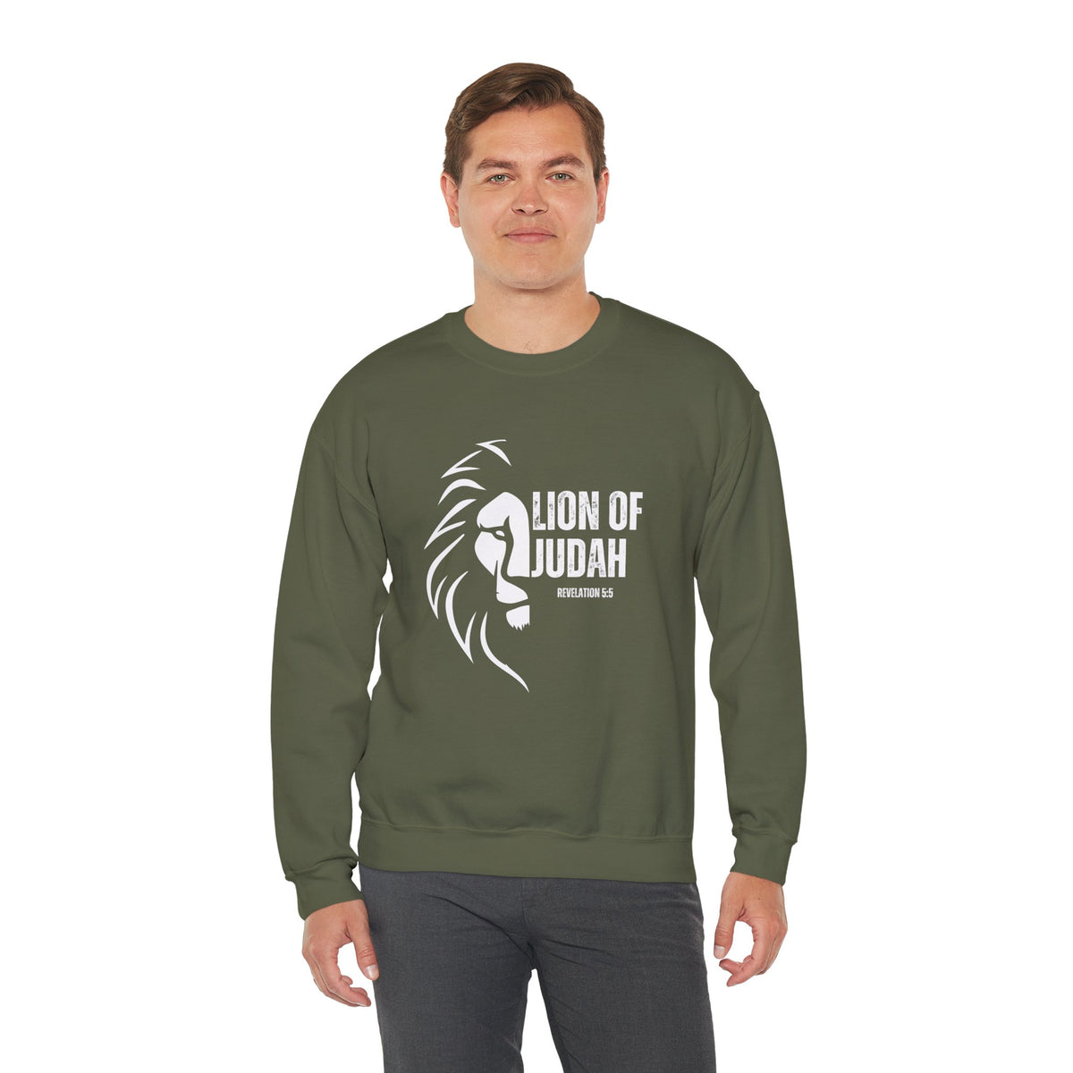 Lion Of Judah- Unisex Heavy Blend™ Crewneck Sweatshirt