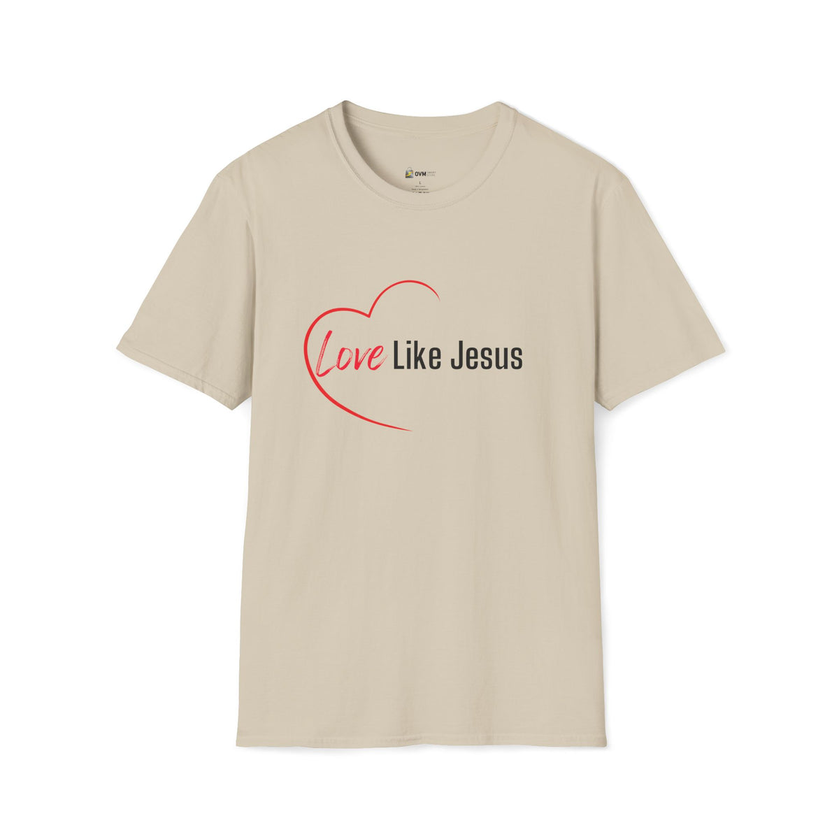 Love Like Jesus Christian T-Shirt – Faith-Based Apparel - Unisex Softstyle T-Shirt