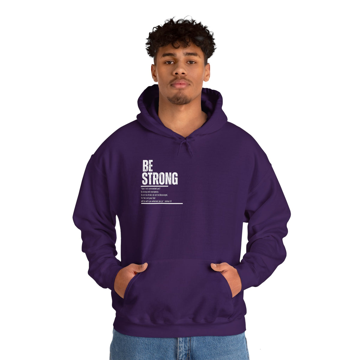 "Be Strong" Unisex Heavy Blend™ Hooded Sweatshirt