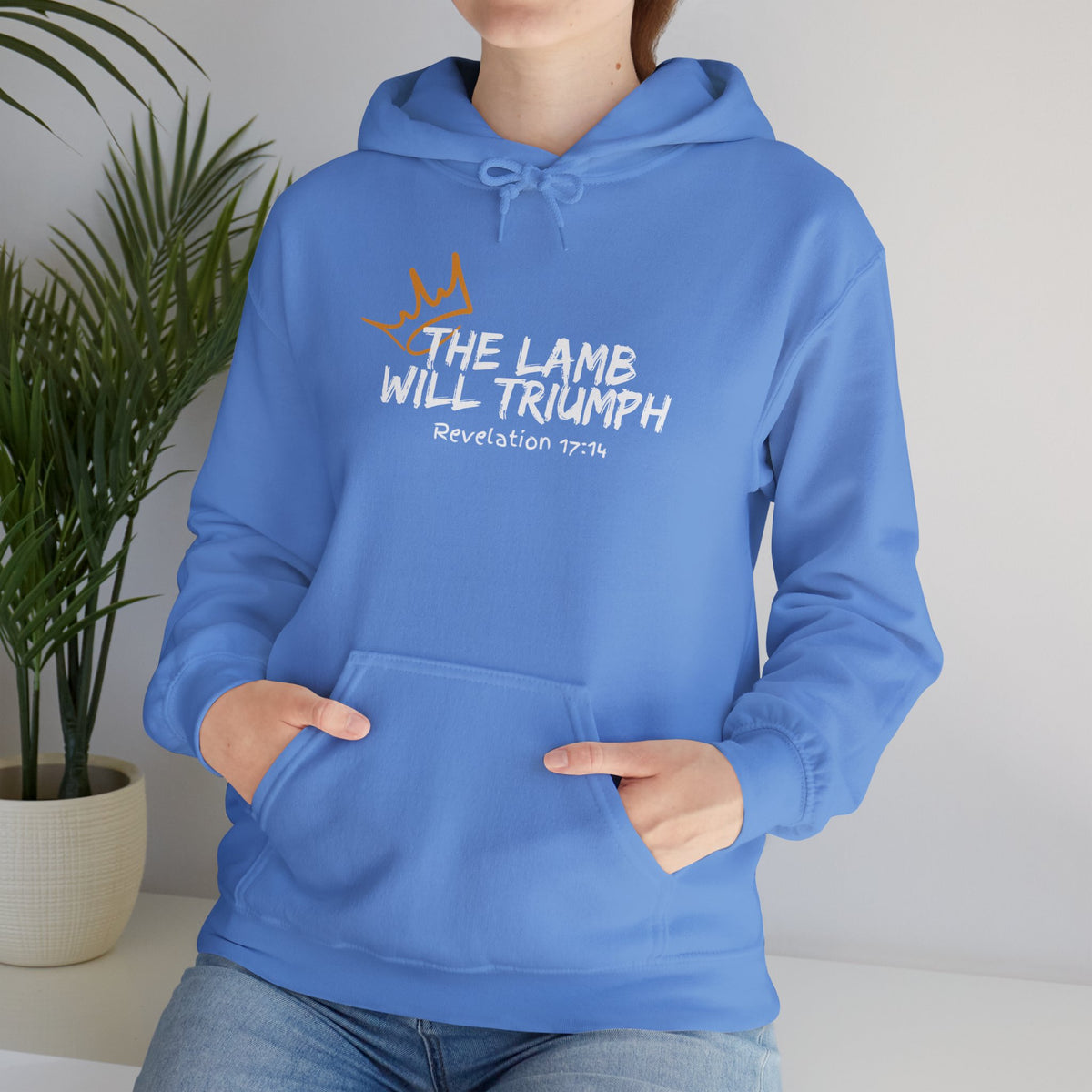 The Lamb Will Triumph Ver.2- Unisex Heavy Blend™ Hooded Sweatshirt