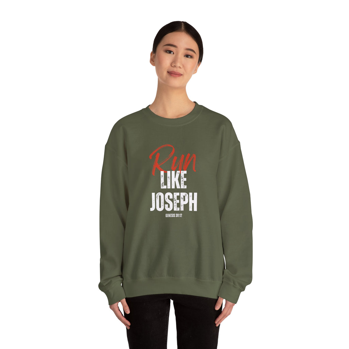 Run Like Joseph- Unisex Heavy Blend™ Crewneck Sweatshirt