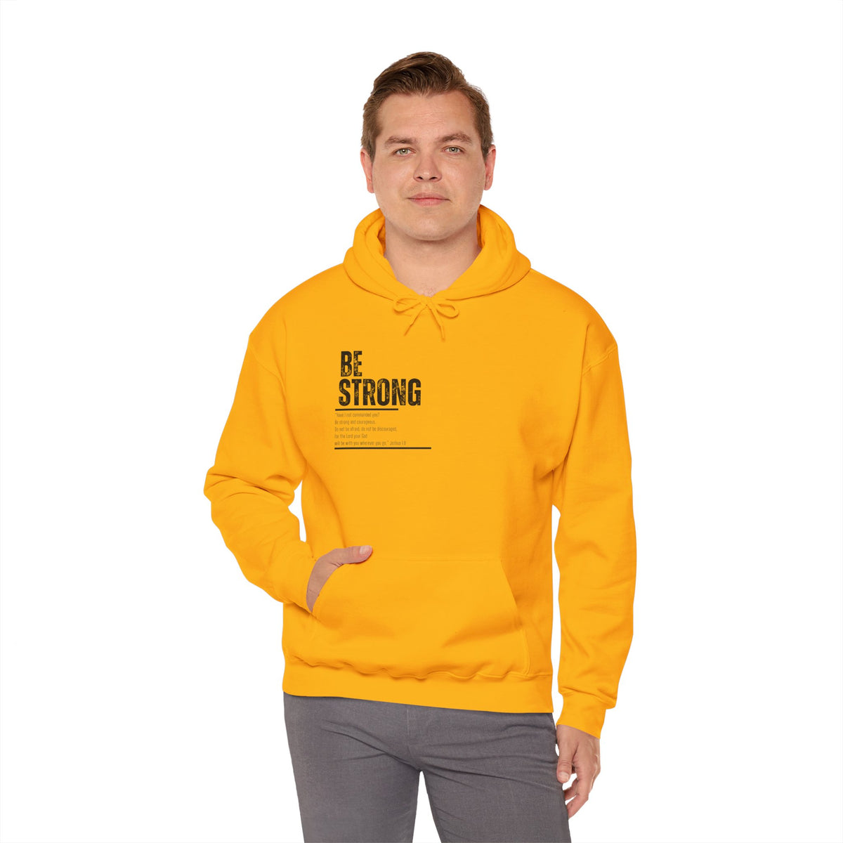 "Be Strong" Unisex Heavy Blend™ Hooded Sweatshirt