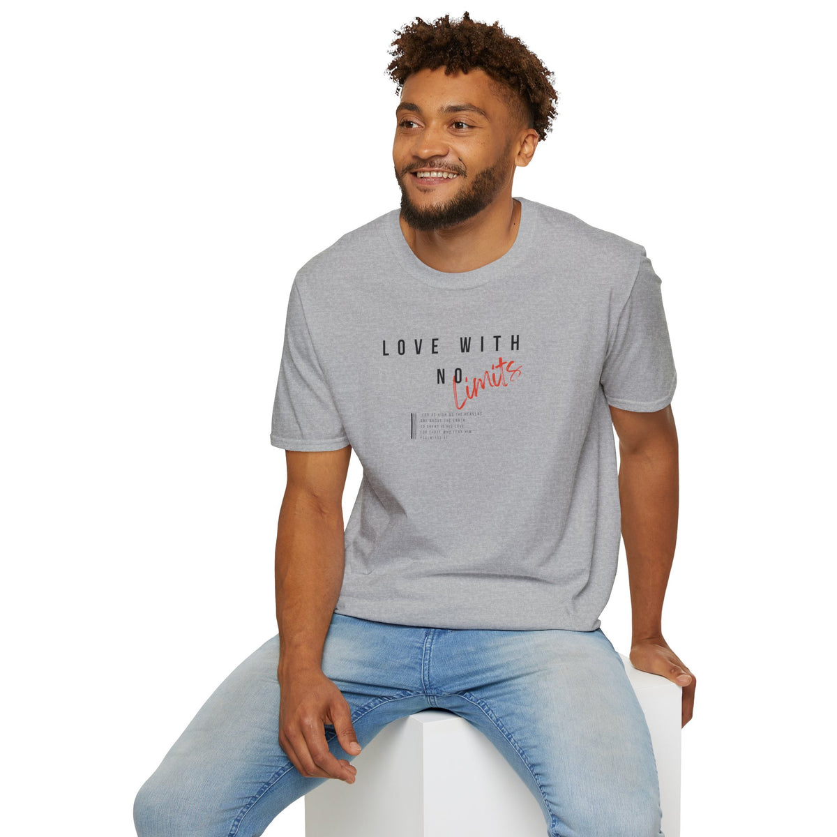 "Love With No Limits" Unisex Softstyle T-Shirt