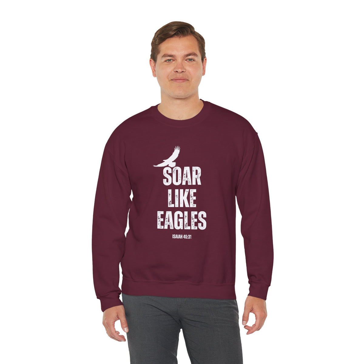 Soar Like Eagles- Unisex Heavy Blend™ Crewneck Sweatshirt