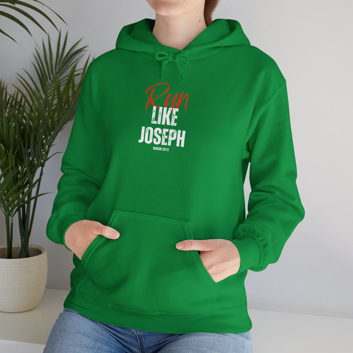 "Run Like Joseph" Unisex Heavy Blend™ Hooded Sweatshirt