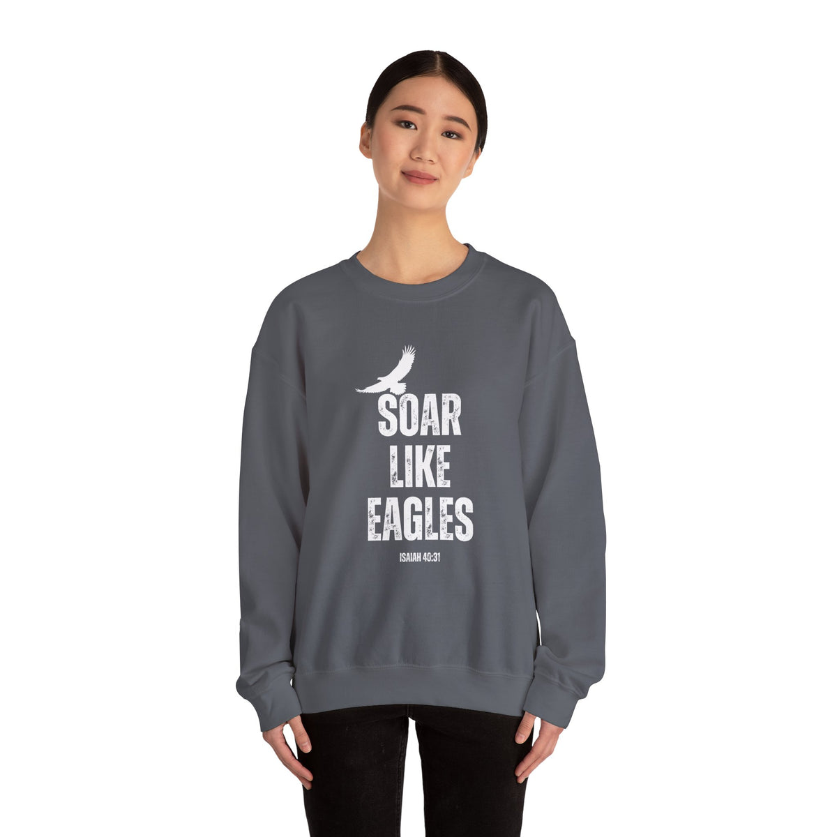 Soar Like Eagles- Unisex Heavy Blend™ Crewneck Sweatshirt