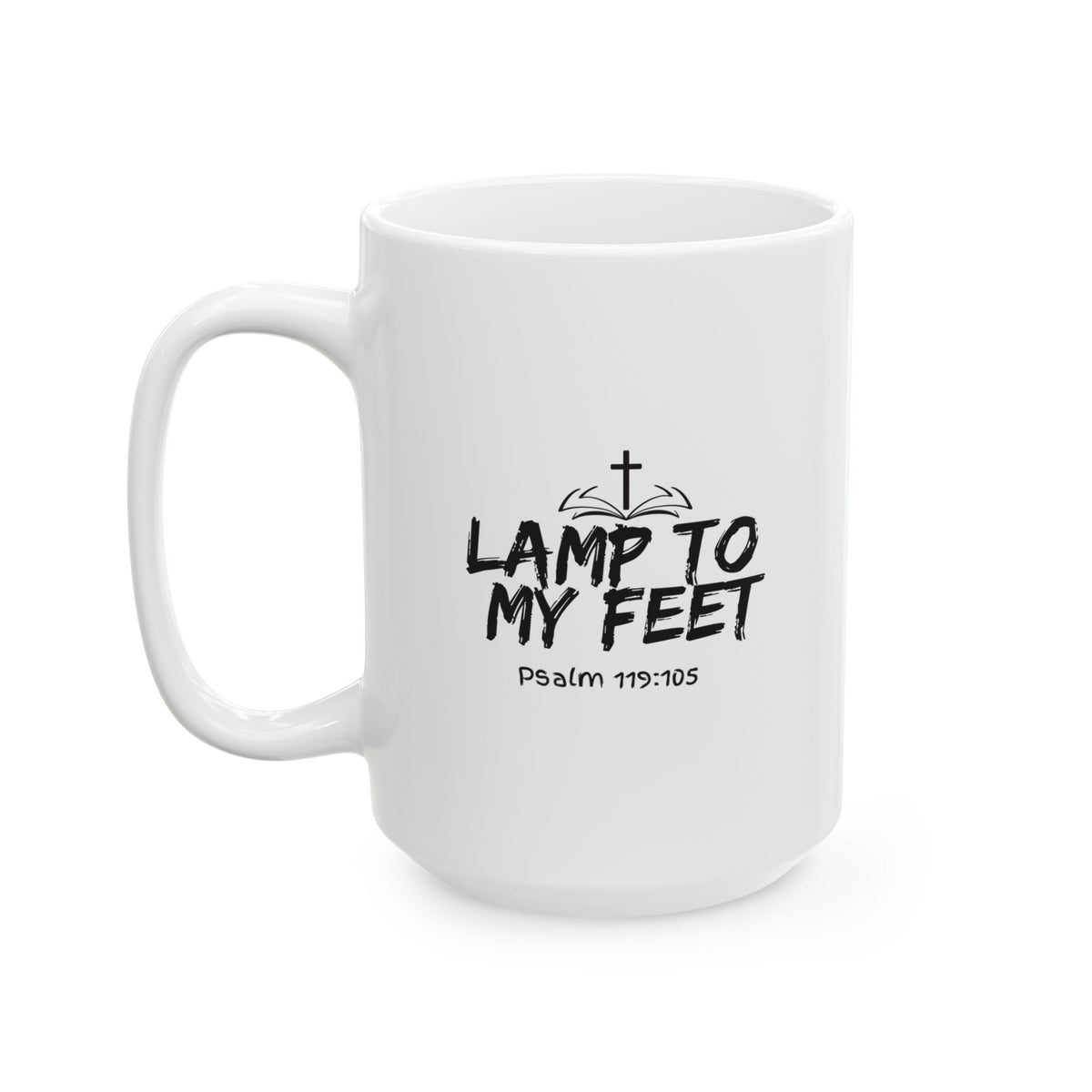 "Lamp To My Feet" Ceramic Mug, (11oz, 15oz)