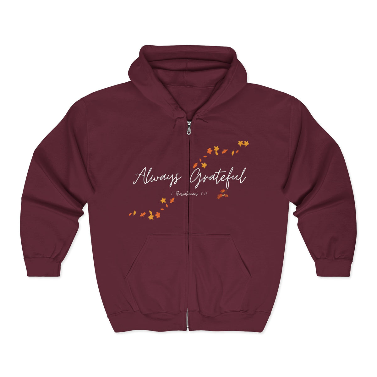 Always Grateful | Ladies' Heavy Blend™ Full Zip Hooded Sweatshirt