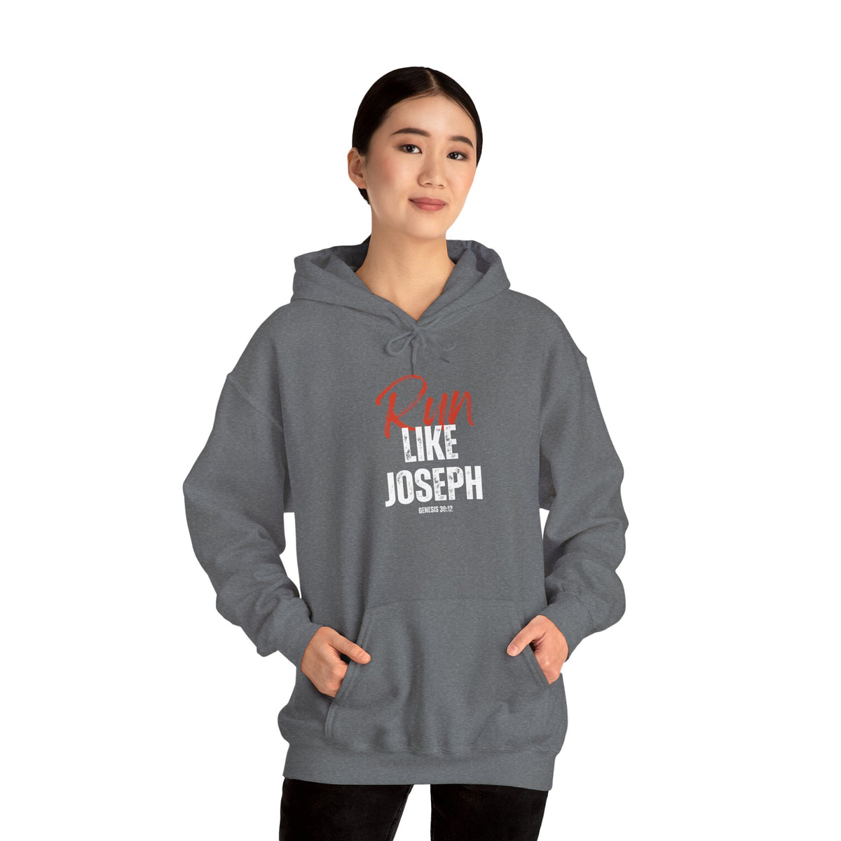 Run Like Joseph- Unisex Heavy Blend™ Hooded Sweatshirt