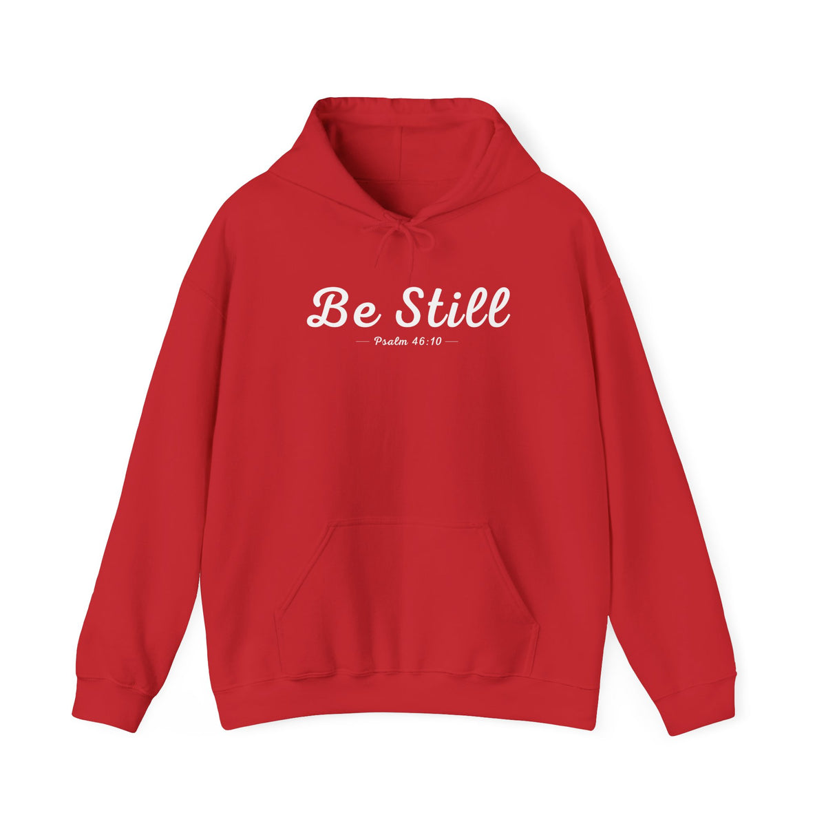 Be Still Christian Hoodie – Psalm 46:10 Faith Comfort Wear