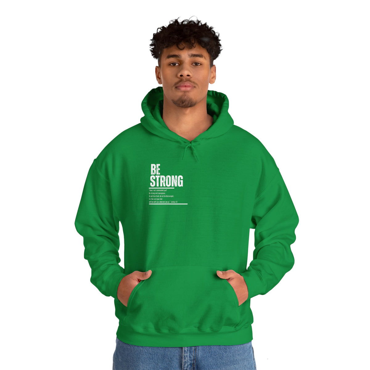 "Be Strong" Unisex Heavy Blend™ Hooded Sweatshirt