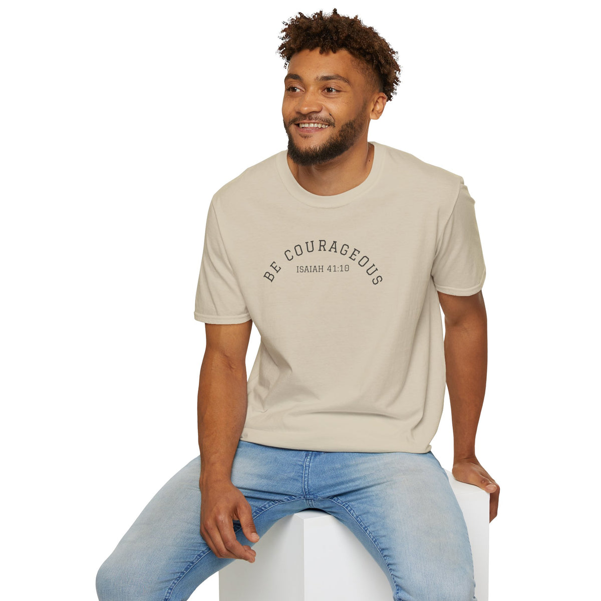 Be Courageous Unisex Softstyle T-Shirt