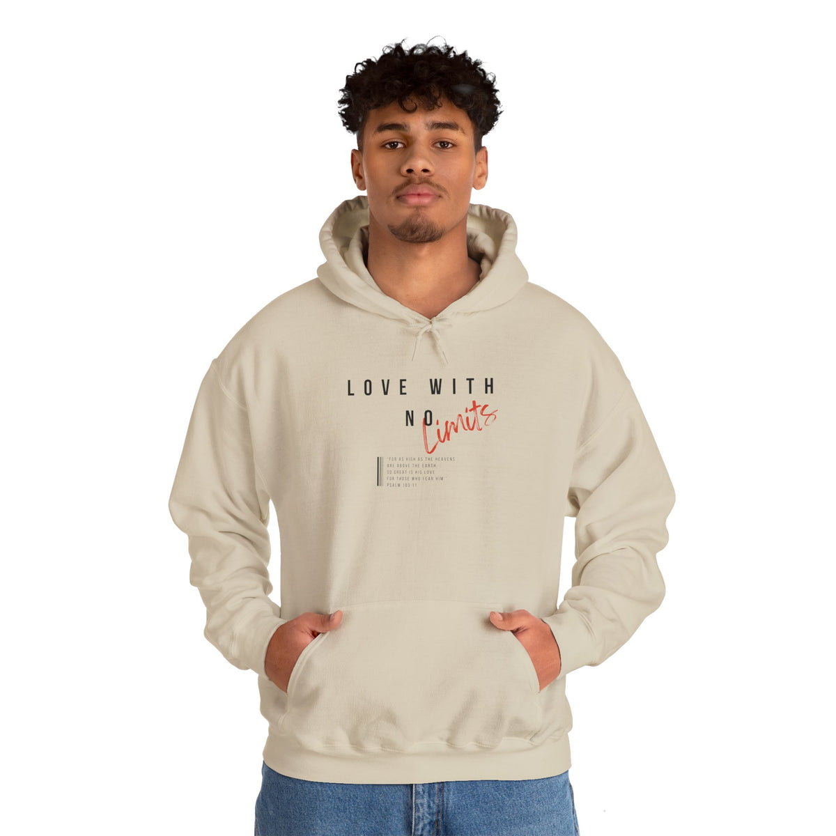 Love With No Limits- Unisex Heavy Blend™ Hooded Sweatshirt