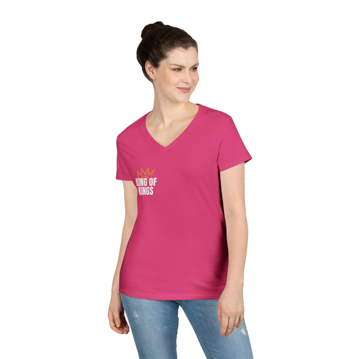 King of Kings | Ladies' V-Neck T-Shirt