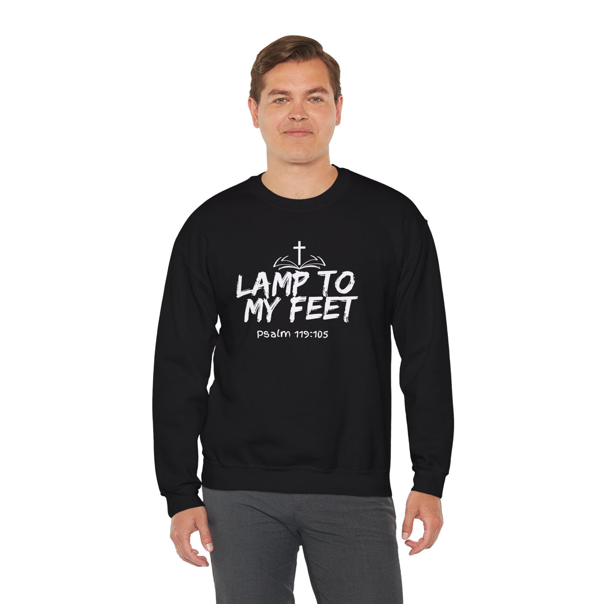 Lamp To My Feet- Unisex Heavy Blend™ Crewneck Sweatshirt