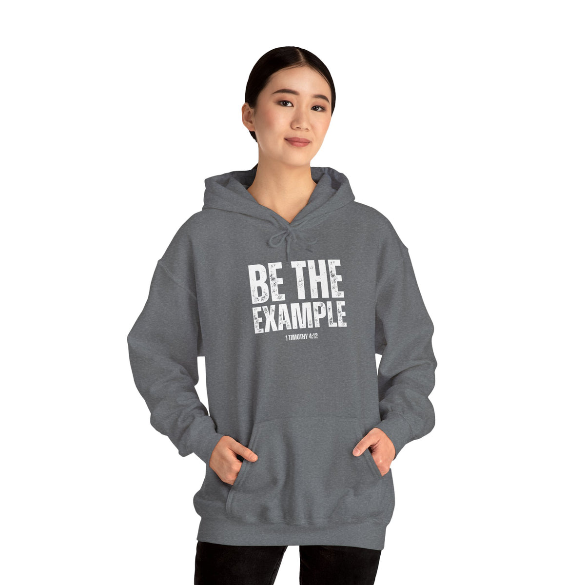 "Be The Example" Unisex Heavy Blend™ Hooded Sweatshirt