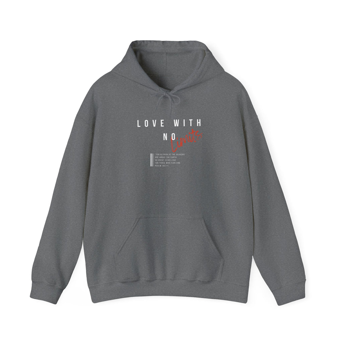 "Love With No Limits" Unisex Heavy Blend™ Hooded Sweatshirt