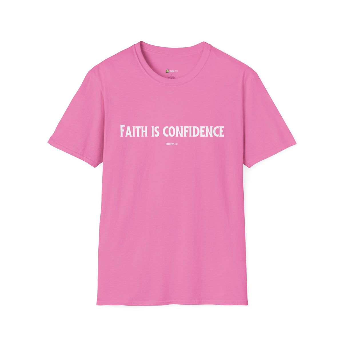 Faith is Confidence Christian T-Shirt – Faith-Inspired Holiday Apparel | Unisex Softstyle T-Shirt