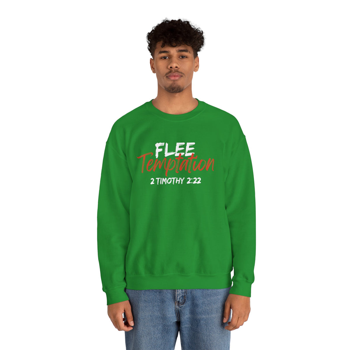 Flee Temptation- Unisex Heavy Blend™ Crewneck Sweatshirt